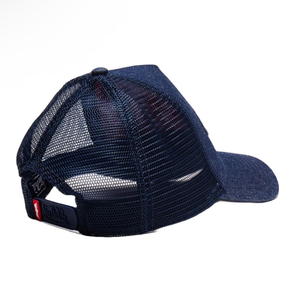 Von Dutch dark denim trucker hat - Picture 3 of 5